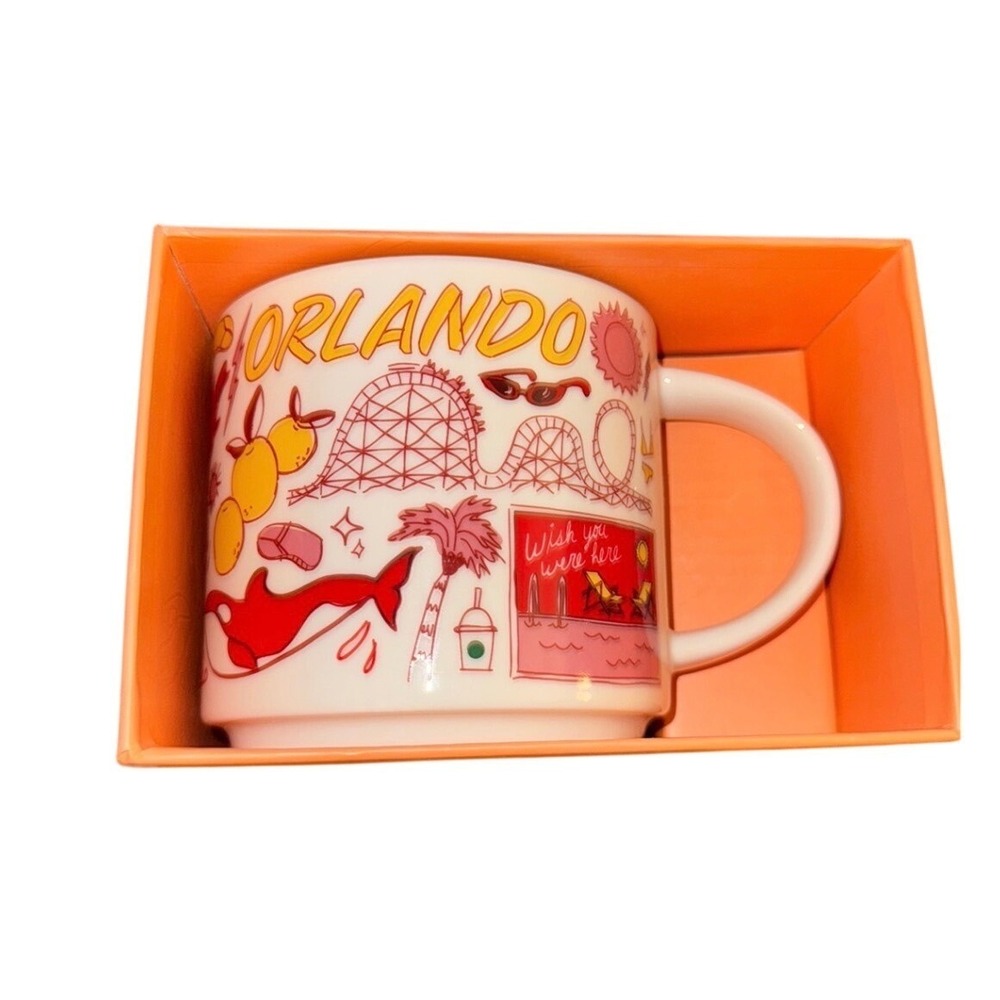 Starbucks Orlando Mug Been There Series Collection 14oz New In Box